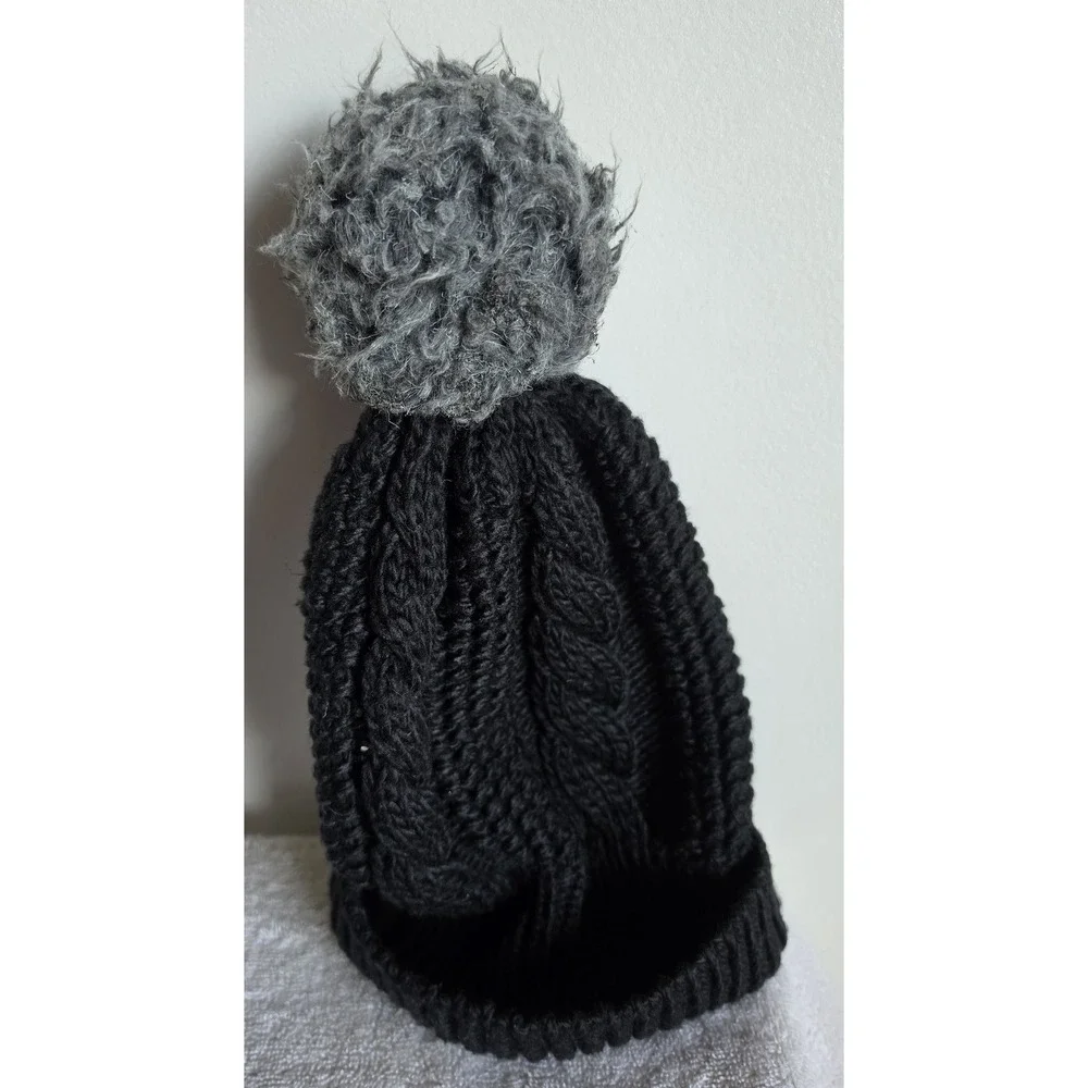 The North Face Beanie Black Grey Unisex Winter Hat Skull Cap Gorpcore